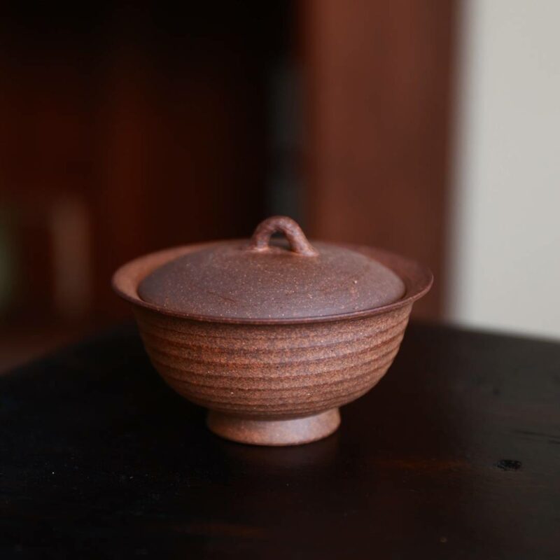 Unglazed Aged Rock Clay Chan Ding 80ml Gaiwan