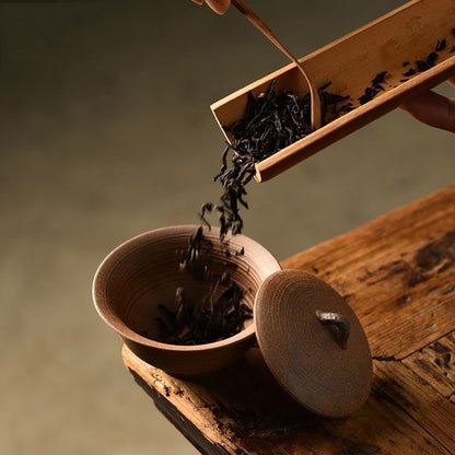 Unglazed Aged Rock Clay Chan Ding 80ml Gaiwan