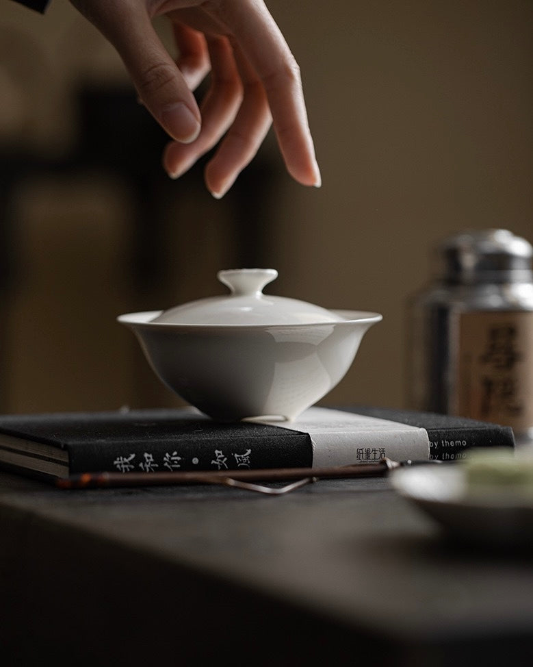 Grey Glaze Ceramic White Tea 120ml Gaiwan