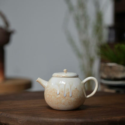 Gradient Glaze Ceramic Queen Conch Color 200ml Kung Fu Teapot